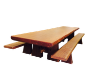 Angelim Pedra Harvest Table With Cumaru Benches 3 small