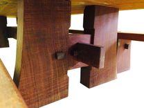 Angelim Pedra Harvest Table With Cumaru Benches 4 small