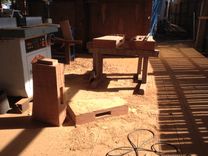 Angelim Pedra Harvest Table With Cumaru Benches 5 small