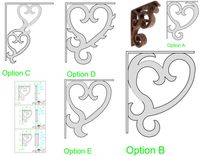 Laser Cut Heart Corbell And Shelf Brackets 4 small