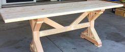 (27x77) Farmhouse Table For Breakfast Nook 3 small