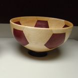 Segmented Wooden Soccer Bowl 2 small