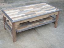 Reclaimed Pallet Wood Coffee Table 1 small