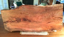 Ambrosia Maple Slab Dining Table, Live Edge 1 small