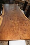 Live Edge English Elm Slab Dining Table 3 small