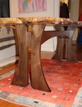 Ambrosia Maple Slab Dining Table, Live Edge 2 small