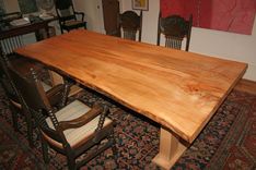 Ambrosia Maple Dining Table, Live Edge 5 small