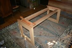 Sycamore Dining Table With Live Edges 7 small