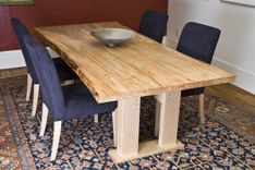 Ambrosia Maple Dining Table, Live Edge 1 small