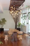 Contemporary Slab Dining Table, Big Leaf Maple, Live Edge 5 small
