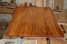 Swamp White Oak Dining Table, Live Edge 3 small