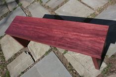 Purpleheart Bench 2 small