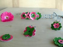 Dog Collar, Prong Petals (Prong Collar Cover) 3 small