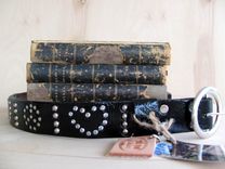 Leather Belt, Peace And Love Sparkliest 3 small