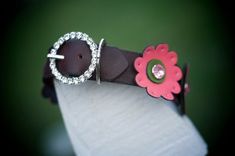 Dog Collar, Hippie Flowers 2 small