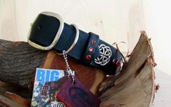 Dog Collar, Vayden, Latigo Leather 3 small