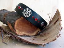 Dog Collar, Vayden, Latigo Leather 2 small