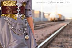 Steampunk, Belts, Dog Collar, Fashion 1 small
