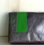 Purse, Soft Leather Clutch 3 small