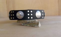 Custom Dog Collar:  Manly 1 small