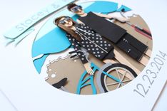 Custom Couple Paper Portrait 5 small