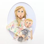 Mom And Baby Custom Paper Portrait 5 X 7 3 small