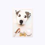Custom Dog Portrait Made From Paper 5 X 7 4 small