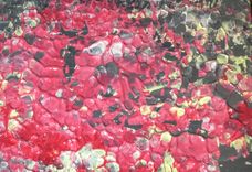 Abstract Blossoms On Panels (3) - Choose Your Colors 3 small