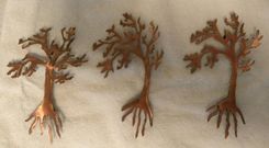 Small Trees In The Wind - Set Of 3 1 small