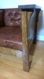 Oak And Leather Club Chair 3 small
