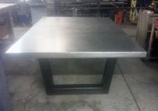 Modern Zinc Dining Table 3 small