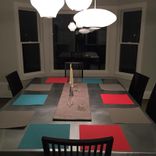Modern Zinc Dining Table 4 small