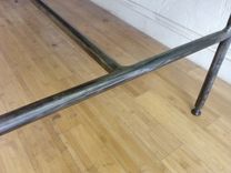 Walnut And Steel Banquet Table 3 small