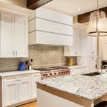 30" Stainless Steel Range Hood, 3 Stacks Modern Box Kitchen Hood With Powerful Vent Motor 2 small