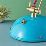 Retro Mid Century Table Desk Lamp Solid Brass And Steel 3 small