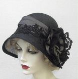 Couture Vintage Style Cloche Women's Hat 5 small
