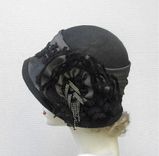 Couture Vintage Style Cloche Women's Hat 3 small