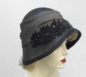Couture Vintage Style Cloche Women's Hat 1 small
