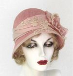Vintage Style Shabby Chic Cloche Summer Hat 5 small