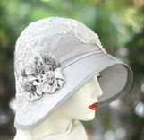 1920s Vintage Edwardian Downton Abbey Formal Sun Summer Hat 1 small