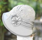 1920s Vintage Edwardian Downton Abbey Formal Sun Summer Hat 4 small