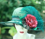 Titanic Style Wide Brim  Edwardian Summer Hat 1 small