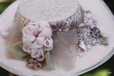 Edwardian Pale Pink Lace Wide Brim Summer Hat 6 small