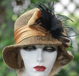 Chic Couture 1920'S Style Women's Cloche Hat 1 small