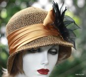 Chic Couture 1920'S Style Women's Cloche Hat 2 small
