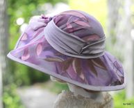 Couture Designer Formal Kentucky Derby Race Hat Wide Brim 5 small