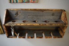 Barn Wood Wine Rack 2 small