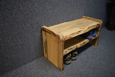 Live Edge Shoe Rack 2 small