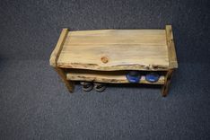 Live Edge Shoe Rack 3 small
