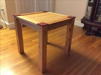 Repurposed Wooden End Table 3 small